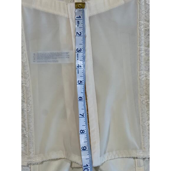 Dominique Colette Lace Corset Bridal Longline Bra Style 8949 Ivory Size 40DD/E - Picture 5 of 8